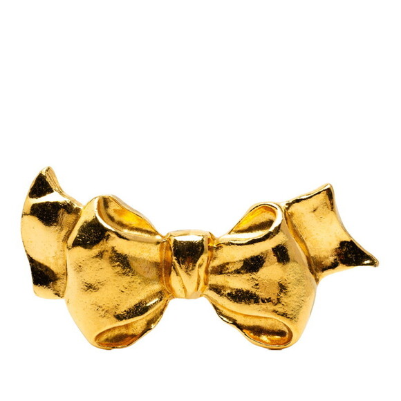 CHANEL Gold Brooch